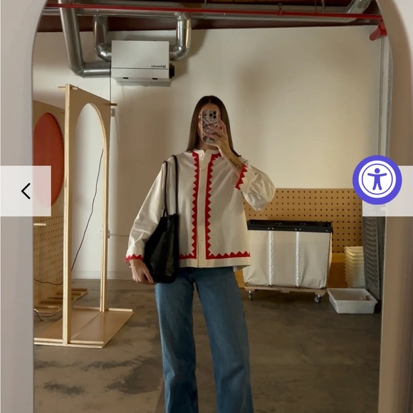 Nikki Chasin Alpha Button Down - Picture 4 of 9